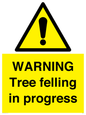 WN6299: WARNING Tree felling in progress