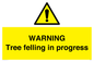 WN6299: WARNING Tree felling in progress