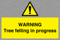 WN6299: WARNING Tree felling in progress