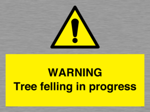 WN6299: WARNING Tree felling in progress