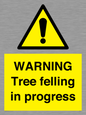 WN6299: WARNING Tree felling in progress