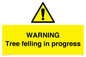 WN6299: WARNING Tree felling in progress