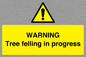 WN6299: WARNING Tree felling in progress