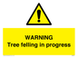WN6299: WARNING Tree felling in progress