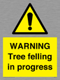 WN6299: WARNING Tree felling in progress