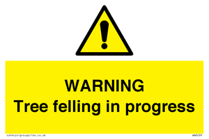 WN6299: WARNING Tree felling in progress