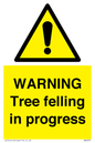 WN6299: WARNING Tree felling in progress