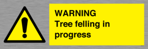WN6299: WARNING Tree felling in progress