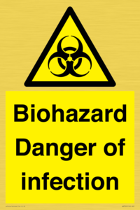 WN7022: Biohazard Danger of infection