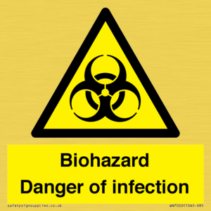 WN7022: Biohazard Danger of infection