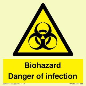 WN7022: Biohazard Danger of infection