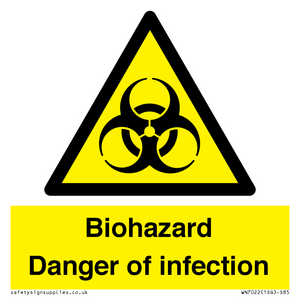 WN7022: Biohazard Danger of infection