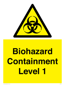 WN7176: Biohazard  Containment Level 1