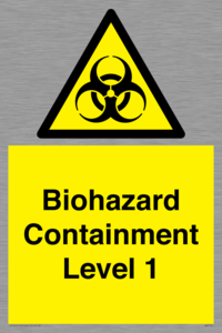 WN7176: Biohazard  Containment Level 1
