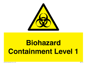 WN7176: Biohazard  Containment Level 1