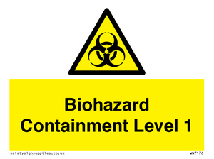 WN7176: Biohazard  Containment Level 1