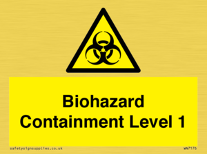WN7176: Biohazard  Containment Level 1