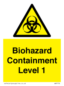 WN7176: Biohazard  Containment Level 1