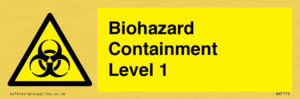 WN7176: Biohazard  Containment Level 1