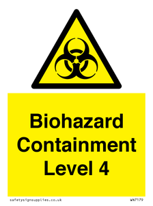 WN7179: Biohazard  Containment Level 4