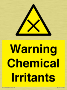 WN7859: Warning Chemical Irritants