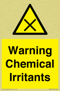WN7859: Warning Chemical Irritants