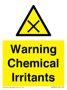 WN7859: Warning Chemical Irritants