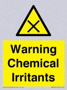 WN7859: Warning Chemical Irritants
