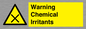 WN7859: Warning Chemical Irritants