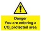 WN7908: Danger you are entering a CO₂ protected area