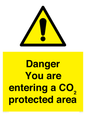 WN7908: Danger you are entering a CO₂ protected area