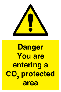 WN7908: Danger you are entering a CO₂ protected area