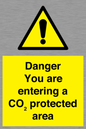 WN7908: Danger you are entering a CO₂ protected area