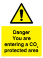 WN7908: Danger you are entering a CO₂ protected area
