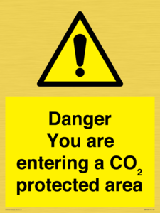 WN7908: Danger you are entering a CO₂ protected area