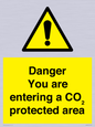 WN7908: Danger you are entering a CO₂ protected area