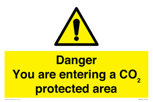 WN7908: Danger you are entering a CO₂ protected area