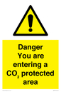WN7908: Danger you are entering a CO₂ protected area