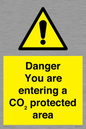 WN7908: Danger you are entering a CO₂ protected area