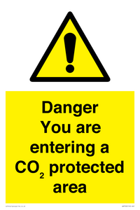 WN7908: Danger you are entering a CO₂ protected area