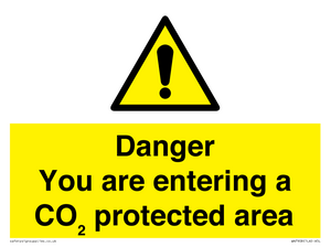 WN7908: Danger you are entering a CO₂ protected area