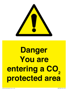 WN7908: Danger you are entering a CO₂ protected area