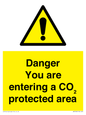 WN7908: Danger you are entering a CO₂ protected area
