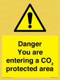 WN7908: Danger you are entering a CO₂ protected area