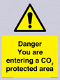 WN7908: Danger you are entering a CO₂ protected area