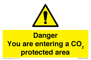 WN7908: Danger you are entering a CO₂ protected area