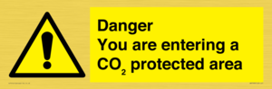 WN7908: Danger you are entering a CO₂ protected area