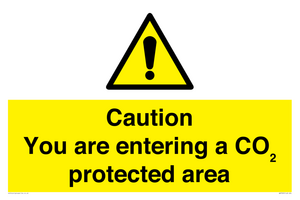 WN7909: Caution you are entering a CO₂ protected area