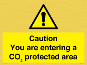 WN7909: Caution you are entering a CO₂ protected area