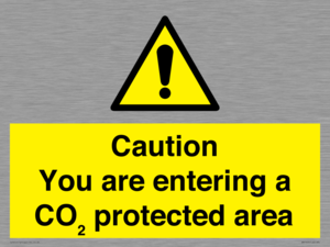 WN7909: Caution you are entering a CO₂ protected area
